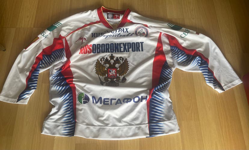 Authentic Russian Army hockey jersey XL Russian Hockey Federation