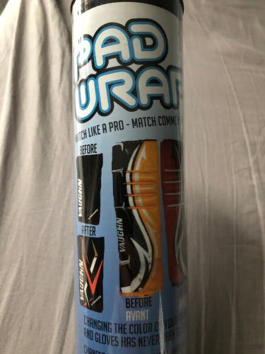 Pad Wrap (Large - Navy Blue) for Goalie Leg Pads And Equipment