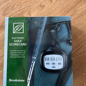 Brand new Brookstone electronic Golf Scorecard