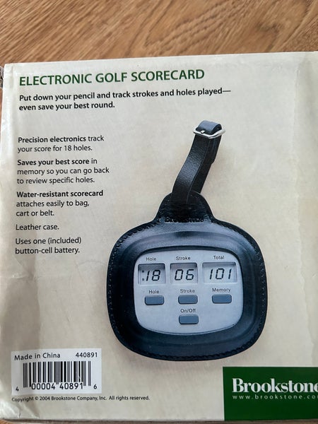 Brand new Brookstone electronic Golf Scorecard SidelineSwap