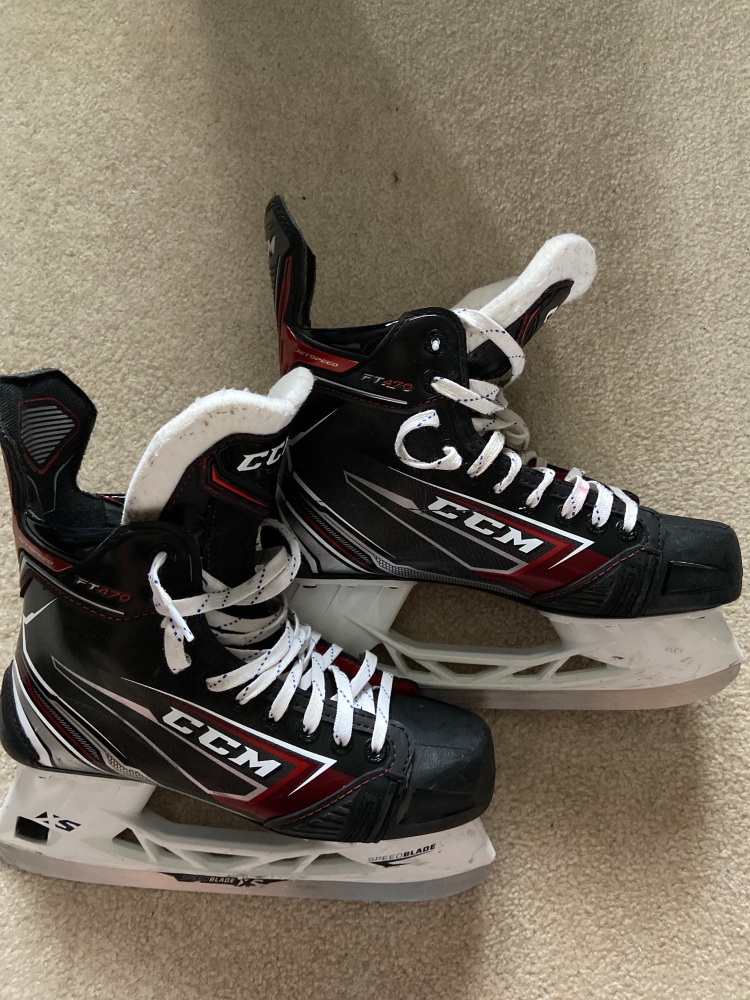 Used CCM Regular Width Size 7 JetSpeed FT470 Hockey Skates