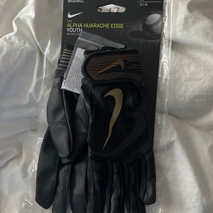 Nike baseball gloves (youth M) Black