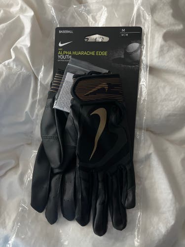 Nike baseball gloves (youth M) Black