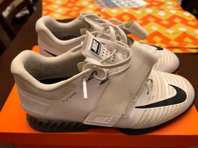 Nike Romaleos Lifting Shoes 9.5 White