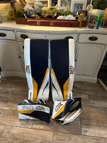 34.5” +2  Regular Pro Stock G-Netik Pro 4 Goalie Full Set