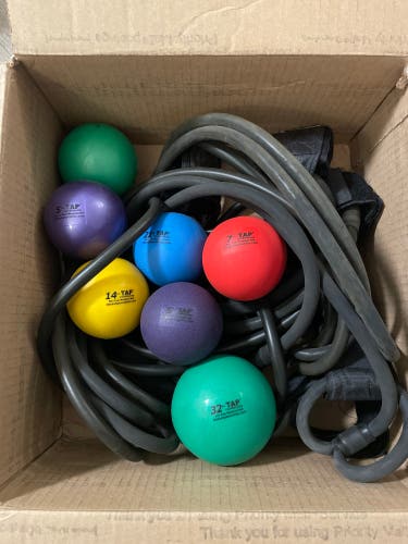 TAP Weighted Ball Set & 4 Arm Care Bands
