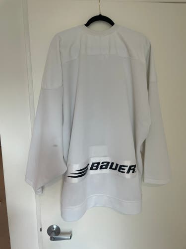 White Bauer Jersey Size 56
