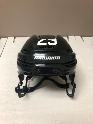 Pro Stock New Jersey Devils #23 Warrior Alpha One Pro Hockey Helmet Black Small Sm S nj nhl