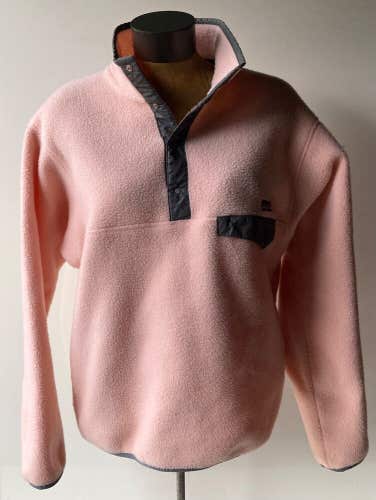 Patagonia Women's Peach-Pink Snap-T Fleece Pullover Fleece Jacket ~ Size Medium