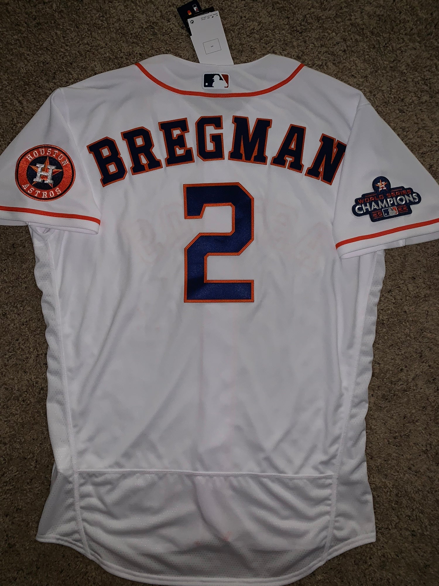 Houston Astros Alex Bregman Nike World Series Jersey