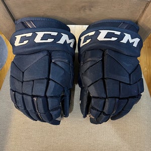 Blue CCM HG12 Pro Stock Gloves 13”