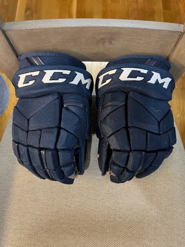 Blue CCM HG12 Pro Stock Gloves 13”
