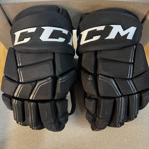 Black CCM HGQL 14" Pro Stock Gloves
