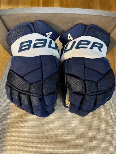 Bauer Supreme 2S Penn State 13” Pro Stock Hockey Gloves
