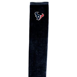 NEW WinCraft Houston Texans 15x25 Embroidered Tri-Fold Golf Towel