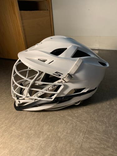 Like New! All White Cascade S Helmet