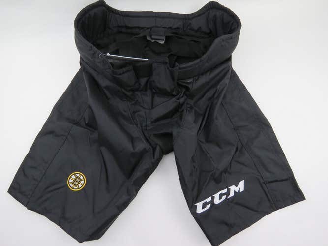 New! CCM Boston Bruins NHL Pro Stock Hockey Player Girdle Pant Shell XL 9K Black