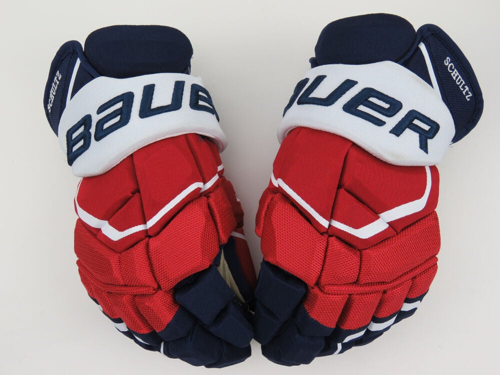 Washington Capitals 2023 Stadium Series Bauer Supreme Ultrasonic Hockey  Gloves-14