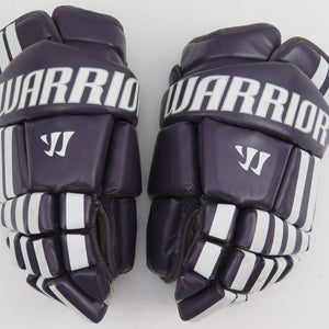 Warrior FatBoy Leather Goalie Lacrosse Gloves Size 14" Purple