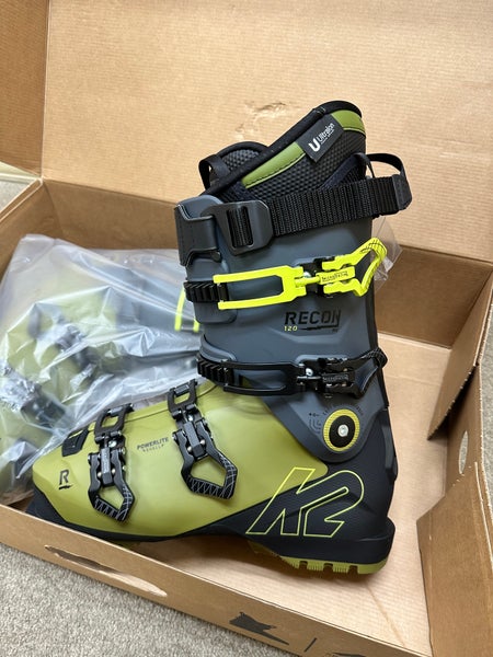 Men's New K2 Recon 120 Ski Boots Stiff Flex