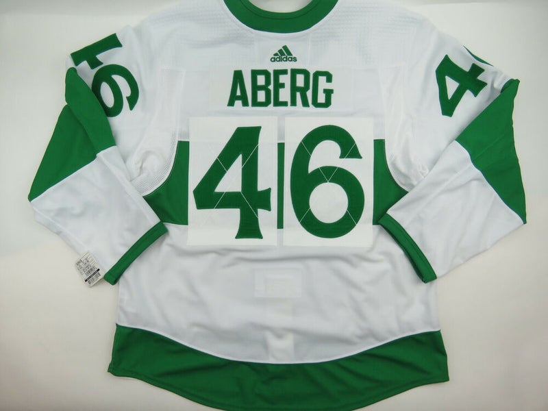 Game Issued Pontus Aberg Toronto Maple Leafs ST PATS Authentic NHL Hockey Jersey