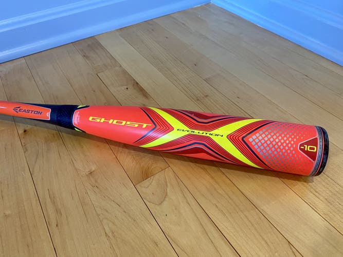 Used 2019 Easton Composite Ghost X Evolution Bat (-10) 20 oz 30"