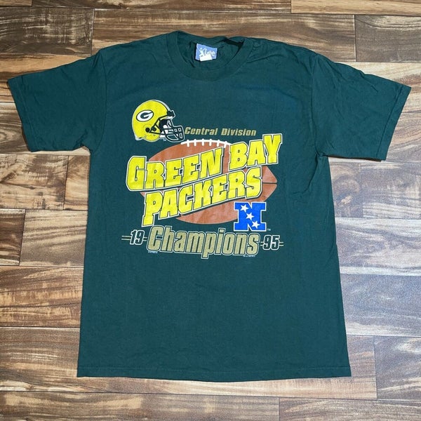 Vintage Lee Sport 1995 Green Bay Packers Division Champions Shirt Size XXL  USA