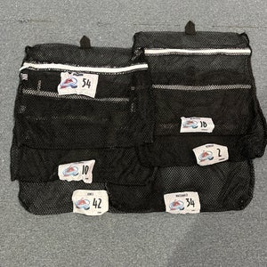 Used Black Colorado Avalanche Workout/Game Laundry Bag Pick Your Bag