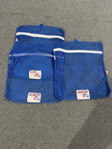 Used Colorado Avalanche Light Blue Staff Laundry Bags Pick Your Bag