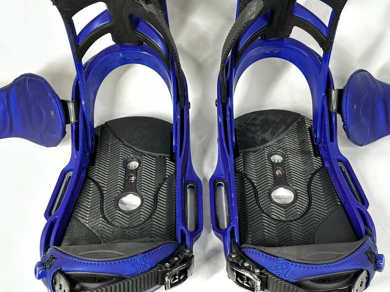 Size M (8-11) Burton Mission EST Mens Snowboard Bindings #163