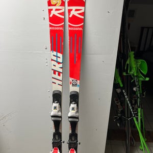 Used 2018 Racing With Bindings Max Din 12 Hero Athlete GS Skis