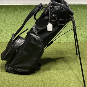 Titleist LinksLegend Caddy Stand Carry Golf Bag Black w/ Rain Hood MINT! #17625