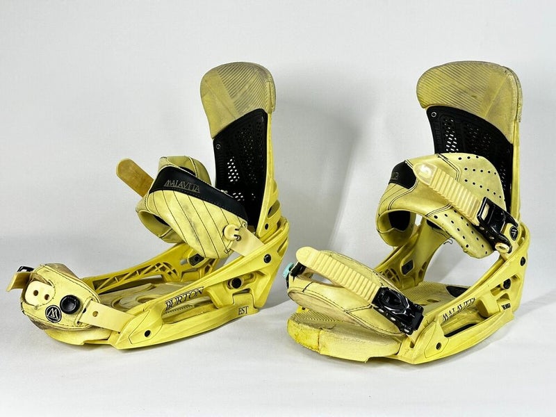 Size M (8-11) Burton Malavita EST Mens Snowboard Bindings #196