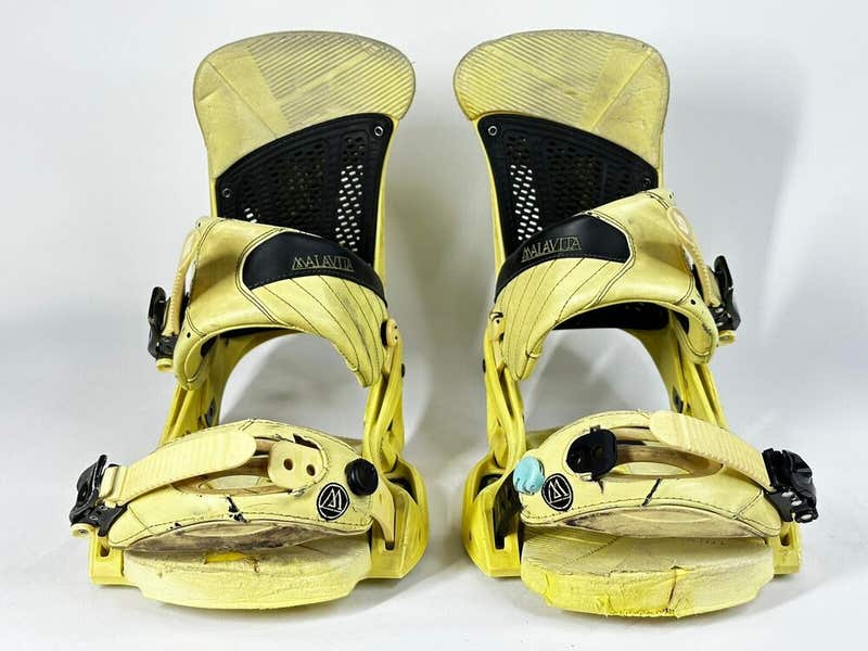 Size M (8-11) Burton Malavita EST Mens Snowboard Bindings #196