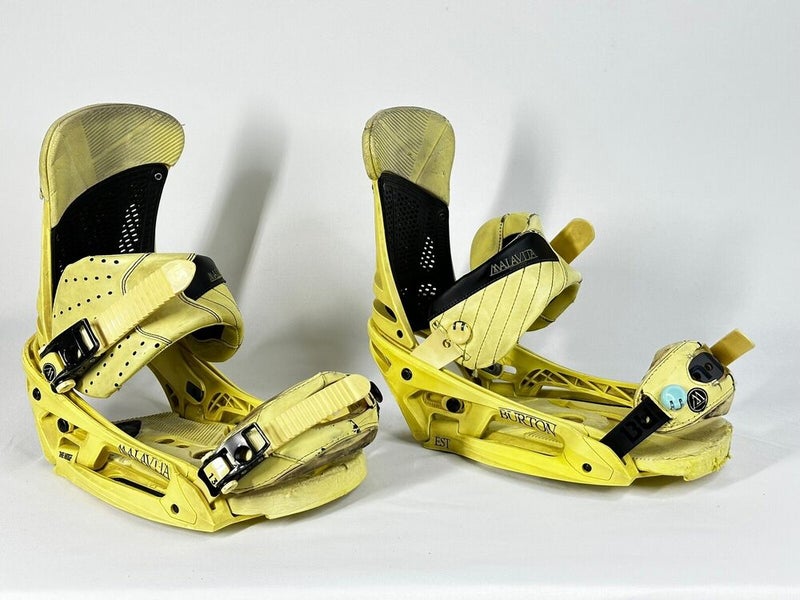 Size M (8-11) Burton Malavita EST Mens Snowboard Bindings #196