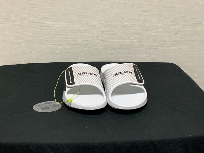 White Adult New Unisex Size 10 (Women's 12) Bauer Oofos Sandals