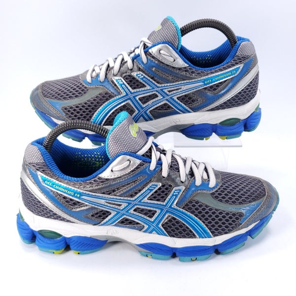 Asics Gel-Cumulus 14 Athletic Running Shoe Mens Size 8.5 T296N Blue White | SidelineSwap