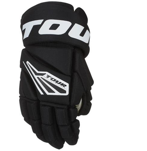 Tour Code 3 Inline Hockey Glove, Junior, Black/White, 12 inch