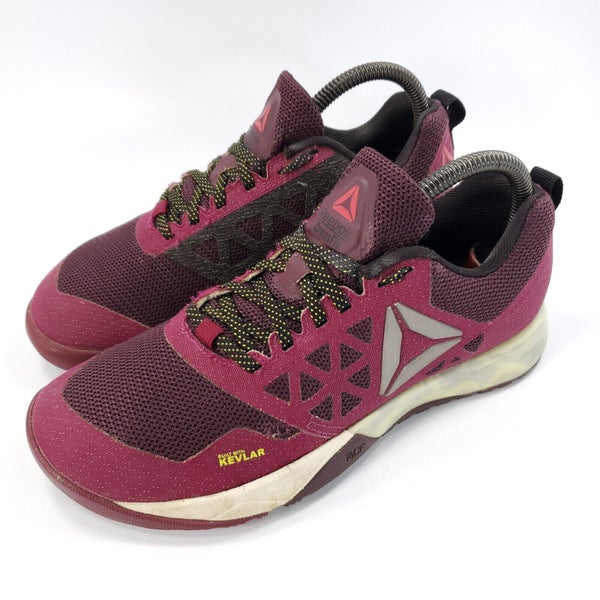 voordeel prachtig Buik Reebok Crossfit Nano 6.0 Athletic Running Shoe Womens Size 7 AR0488 Pink  White | SidelineSwap