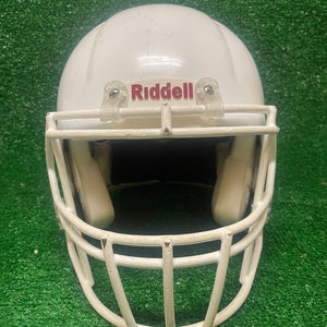 Adult Medium - Riddell Speed Football Helmet With - White