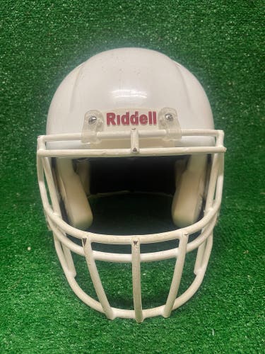 Adult Medium - Riddell Speed Football Helmet With - White