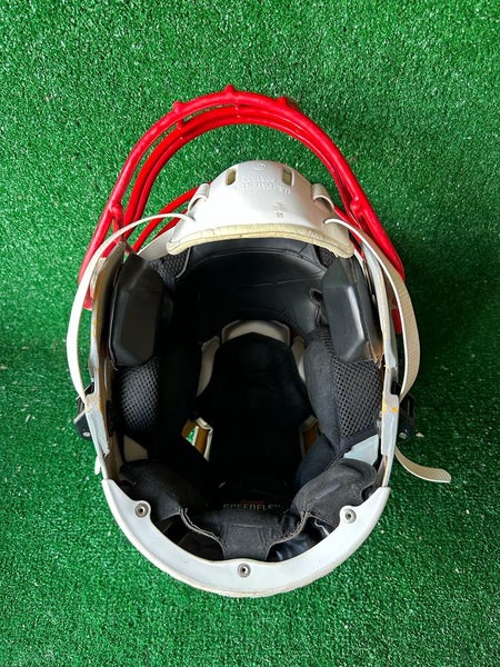 Adult XL - Riddell Speedflex Football Helmet - Silver | SidelineSwap ...