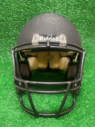 Adult Medium - Riddell Revolution Football Helmet - Black Matte