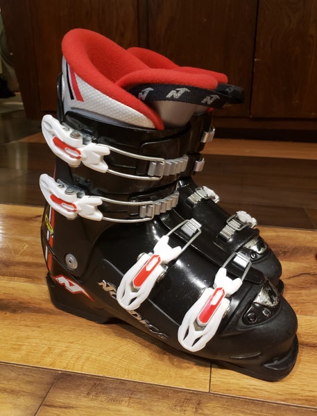 JR. Nordica GP TJ Ski Boots TEENAGER BOYS 7.5 YOUTH /25.5 *USED* WASHED/CLEAN