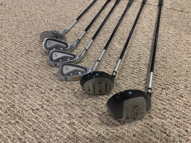 Junior Left Hand Regular Flex 6 Pieces Clubs (Full Set)