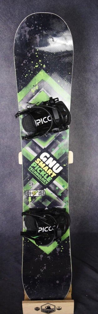 GNU SMART PICKLE PBTX SNOWBOARD SIZE 159 CM WITH NEW PICCO LARGE