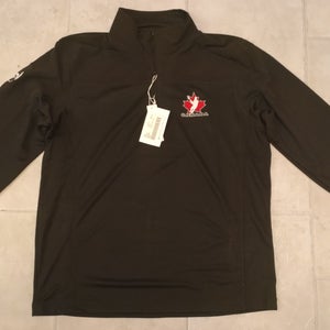 Team Canada Lacrosse Long Sleeve- 1/2 Zip- NEW
