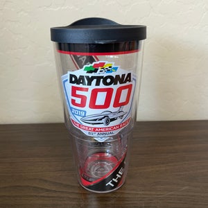 2019 Daytona 500 NASCAR SUPER AWESOME Tervis 24oz Plastic Tumbler Mug Cup!