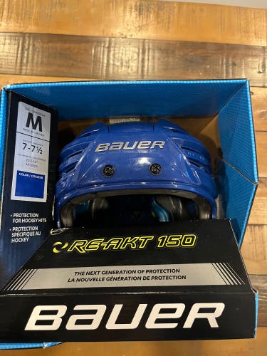 BAUER Sr. REAKT 150 royal blue helmet - NEW