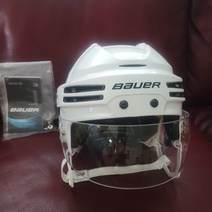 Used Large Bauer Re-Akt 75 Helmet with Alkali Visor